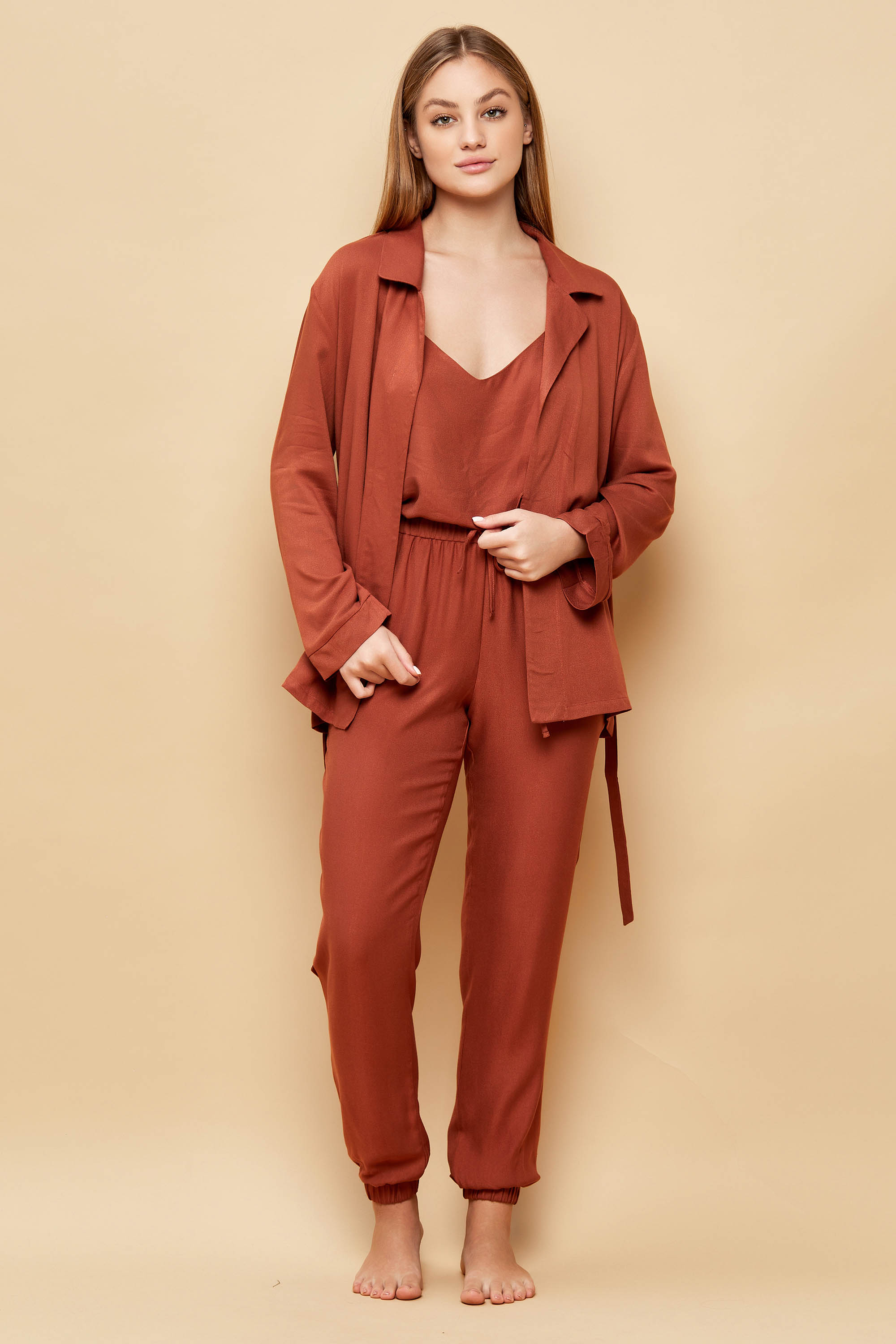 6219-9 Комплект женский (жакет майка и брюки)